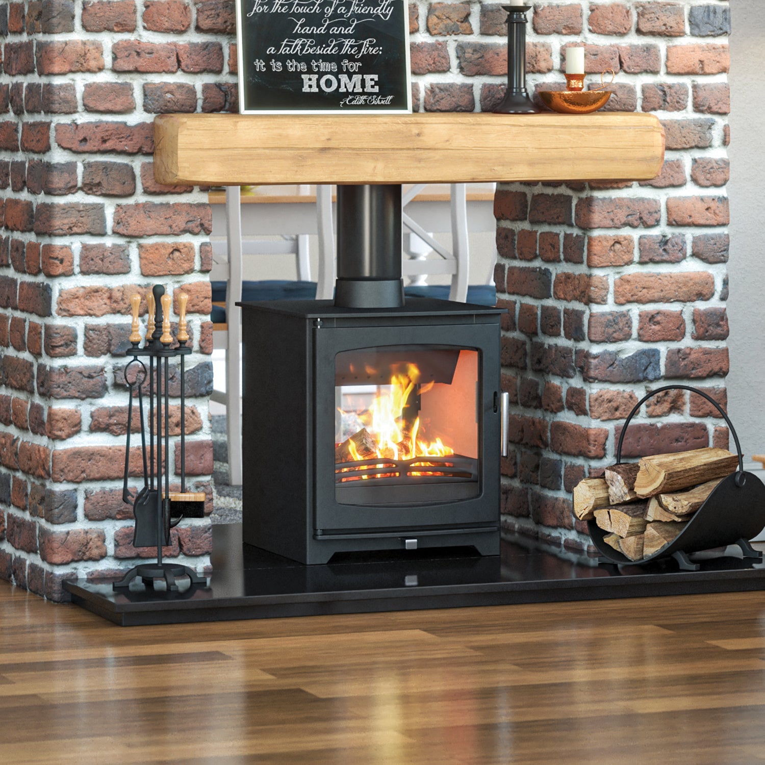 Hazelwood Double Side 6.5kW Wood Burning (Eco)